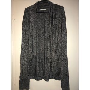 Dark grey long cardigan